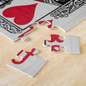 QUEEN OF HEARTS CARD ジグソーパズル (側面)