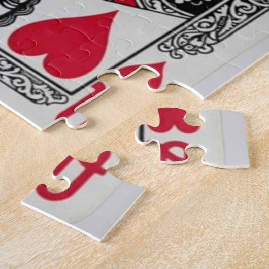 QUEEN OF HEARTS CARD ジグソーパズル (側面)