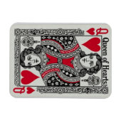 QUEEN OF HEARTS CARD マグネット (横)