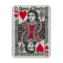 QUEEN OF HEARTS CARD マグネット