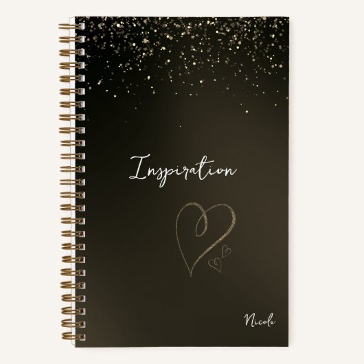 Queen of Hearts Custom Pageant Notebook Journal ノートブック (正面)