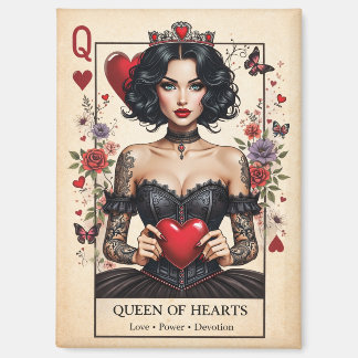 Queen of Hearts Gothic Tarot Fridge Magnet  マグネット