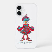Queen of Hearts  iPhone 16ケース (裏面)