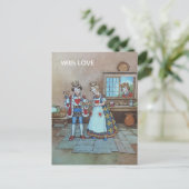 Queen of Hearts Nursery rhyme ポストカード (スタンド正面)