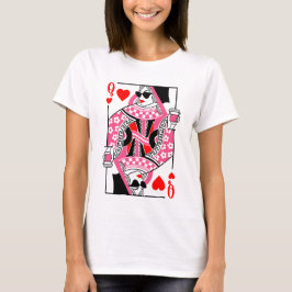 Queen of hearts Playera Tシャツ