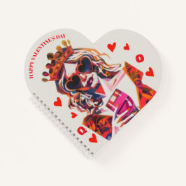 Queen of Hearts Pop Art Spiral Notebook ノートブック