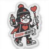 Queen of Hearts Street Mascot — Grind Crew Edition シール (正面)