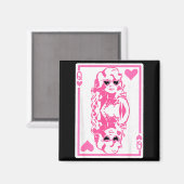 Queen Of Hearts Valentines Day  マグネット (正面/裏面)