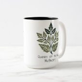 Queen of Herbs Mugwort3 ツートーンマグカップ (正面右)