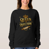 queen of injections スウェットシャツ (正面)