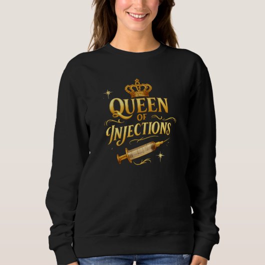 queen of injections スウェットシャツ (正面)