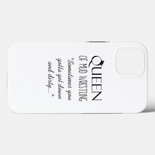 「QUEEN of Mudレスリング」 Case-Mate iPhoneケース (裏面 (横))
