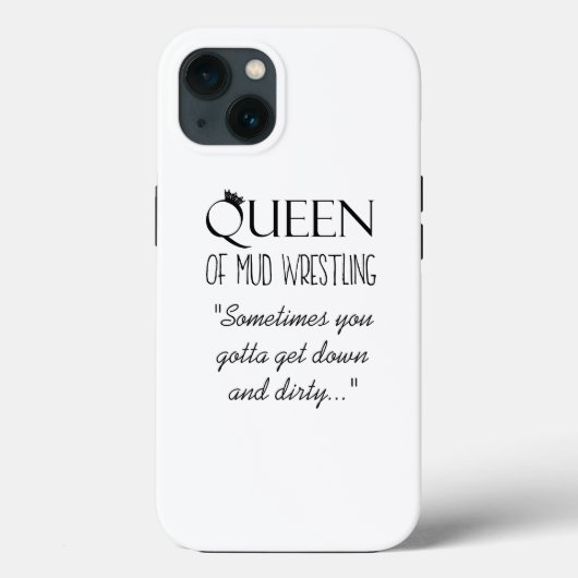 「QUEEN of Mudレスリング」 Case-Mate iPhoneケース (裏面)
