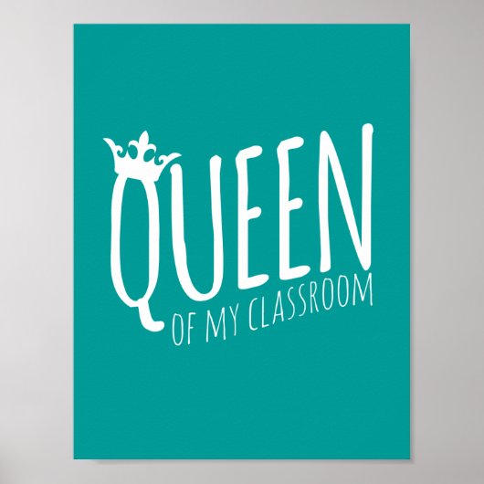 Queen of My Classroom ポスター (正面)