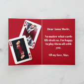 Queen of My Photo Valentine's Day Card カード (内部)