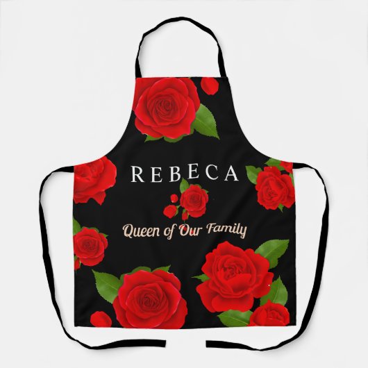 Queen of Our Family エプロン (正面)