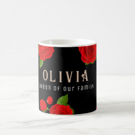 Queen of Our Family Coffee Mug for Mom コーヒーマグカップ