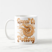 Queen Of Pottery Pottery Pro Wheel Hobby Lover Pot コーヒーマグカップ (左)