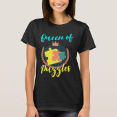 Queen of Puzzles  puzzle Tシャツ (正面)