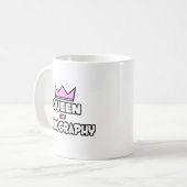 Queen of Sonography コーヒーマグカップ (正面左)