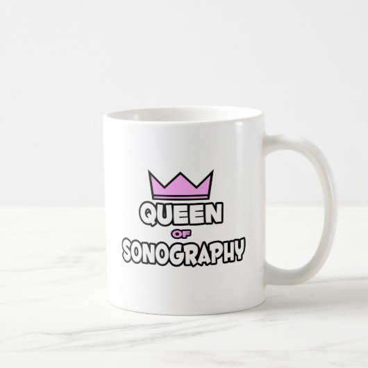 Queen of Sonography コーヒーマグカップ (右)