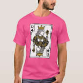 Queen of Spades — Black & Gold Tシャツ (正面)