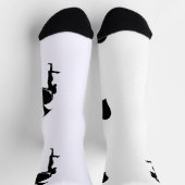 Queen of Spades Holding Black Ace Thunder_Cove ソックス (上部)