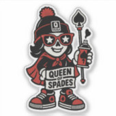 Queen of Spades Street Mascot — Pro Grind Edition シール (正面)