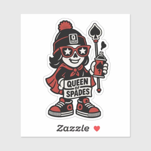 Queen of Spades Street Mascot — Pro Grind Edition シール (シート)