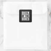Queen of the Bored - American Gods スクエアシール (バッグ)