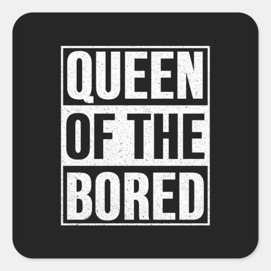 Queen of the Bored - American Gods スクエアシール (正面)