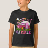 Queen Of The Camper Camping _1 Tシャツ (正面)