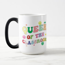 Queen of the classroom, mug for teacher,custom mug モーフィングマグカップ