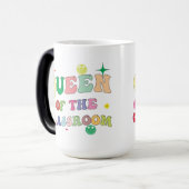 Queen of the classroom, mug for teacher,custom mug モーフィングマグカップ (正面左)