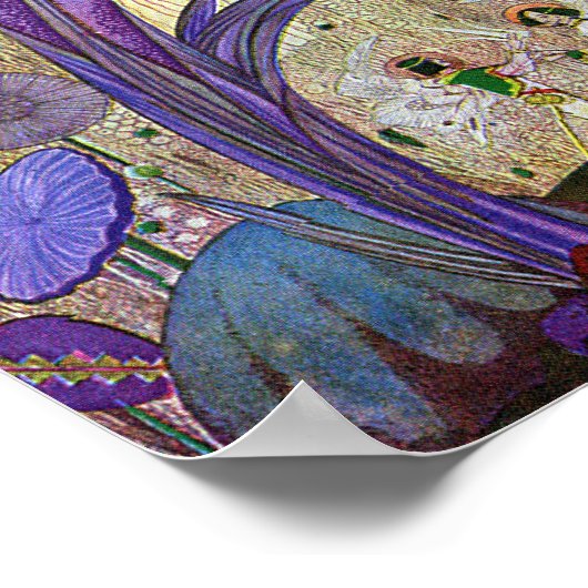 Queen of the Flowers from Thumbelina Print ポスター (角)