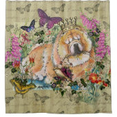 QUEEN OF THE GARDEN CHOWシャワーカーテン シャワーカーテン (正面)