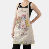 Queen Of The Garden Personalized Cute Cat Apron  エプロン (インサイチュ)