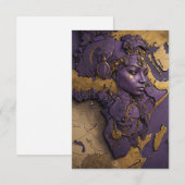 Queen of the Golden Diaspora サンキューカード (正面/裏面)