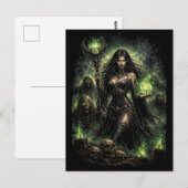 Queen of the Green Flame ポストカード (正面/裏面)