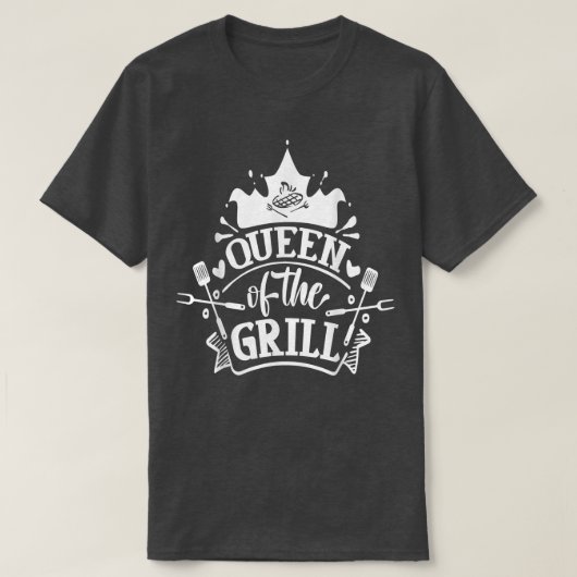 Queen of the Grill T-Shirt Tシャツ (デザイン正面)