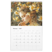Queen of the Hive – A Calendar of Floral Royalty カレンダー (2月 2027)