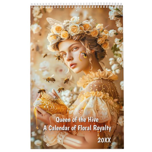 Queen of the Hive – A Calendar of Floral Royalty カレンダー (カバー)