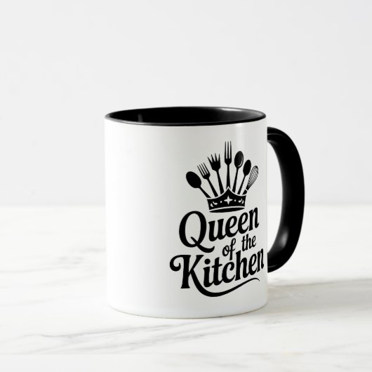 Queen of the kitchen  マグカップ (正面右)