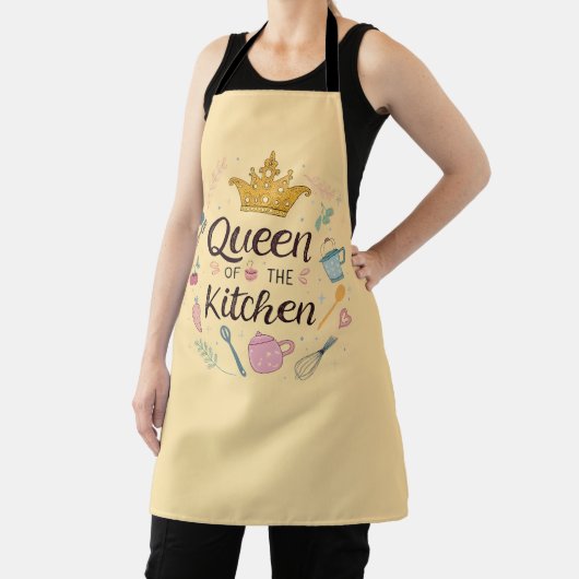 Queen of the Kitchen Charming Design エプロン (インサイチュ)