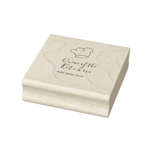 Queen of the kitchen chef cooking add name crown  ラバースタンプ (スタンプ)