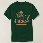 queen of the kitchen cooking master chef hat cook  tシャツ (デザイン正面)
