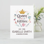 Queen of the Kitchen Custom Name Design シーズンカード (スタンド正面)