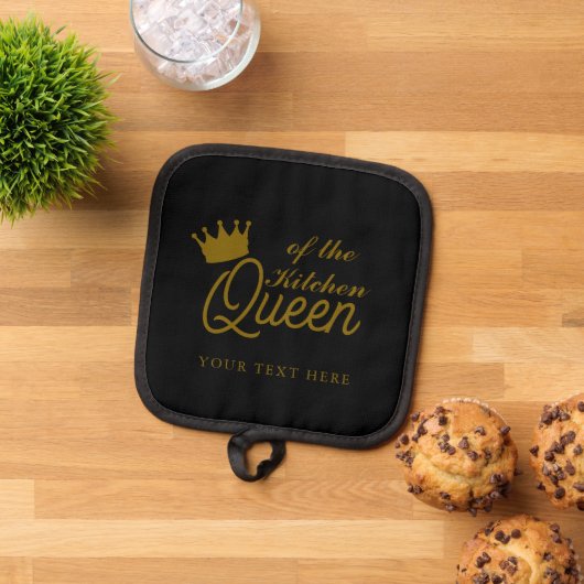 Queen of the Kitchen Stylish Pot Holder 鍋敷き (トップダウン)