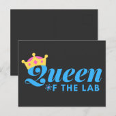 Queen of the Lab - Laboratory Medical Technician ポストカード (正面/裏面)