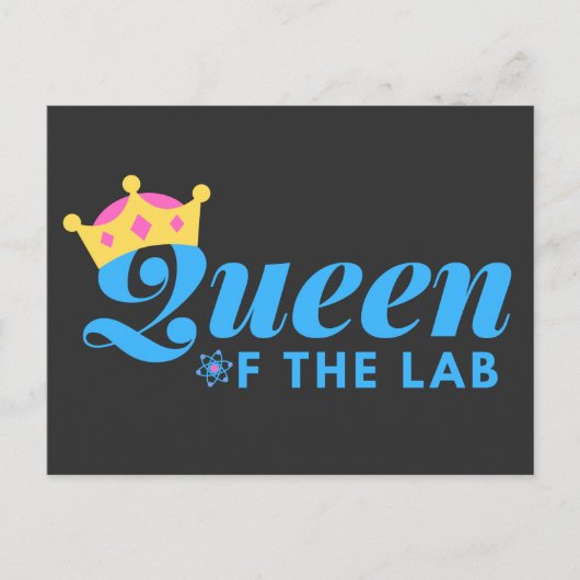 Queen of the Lab - Laboratory Medical Technician ポストカード (正面)